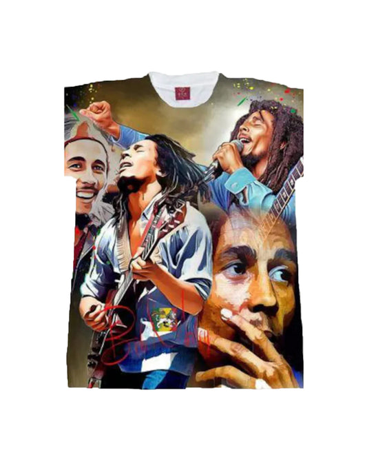 bob marley iconic musician legend t-shirt urban apparel