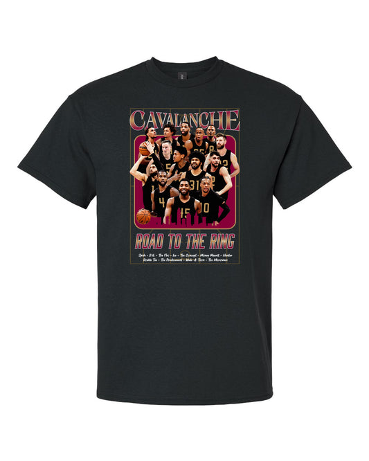 cleveland basketball cavalanche road to the ring sports apparel t-shirt clothing