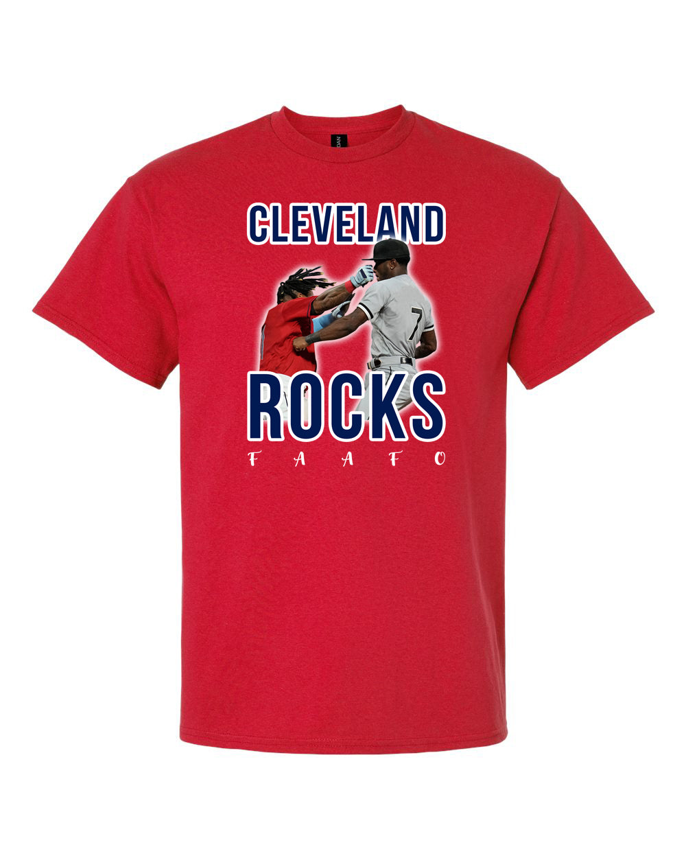 cleveland baseball cleveland rocks fight sports apparel clothing t-shirt