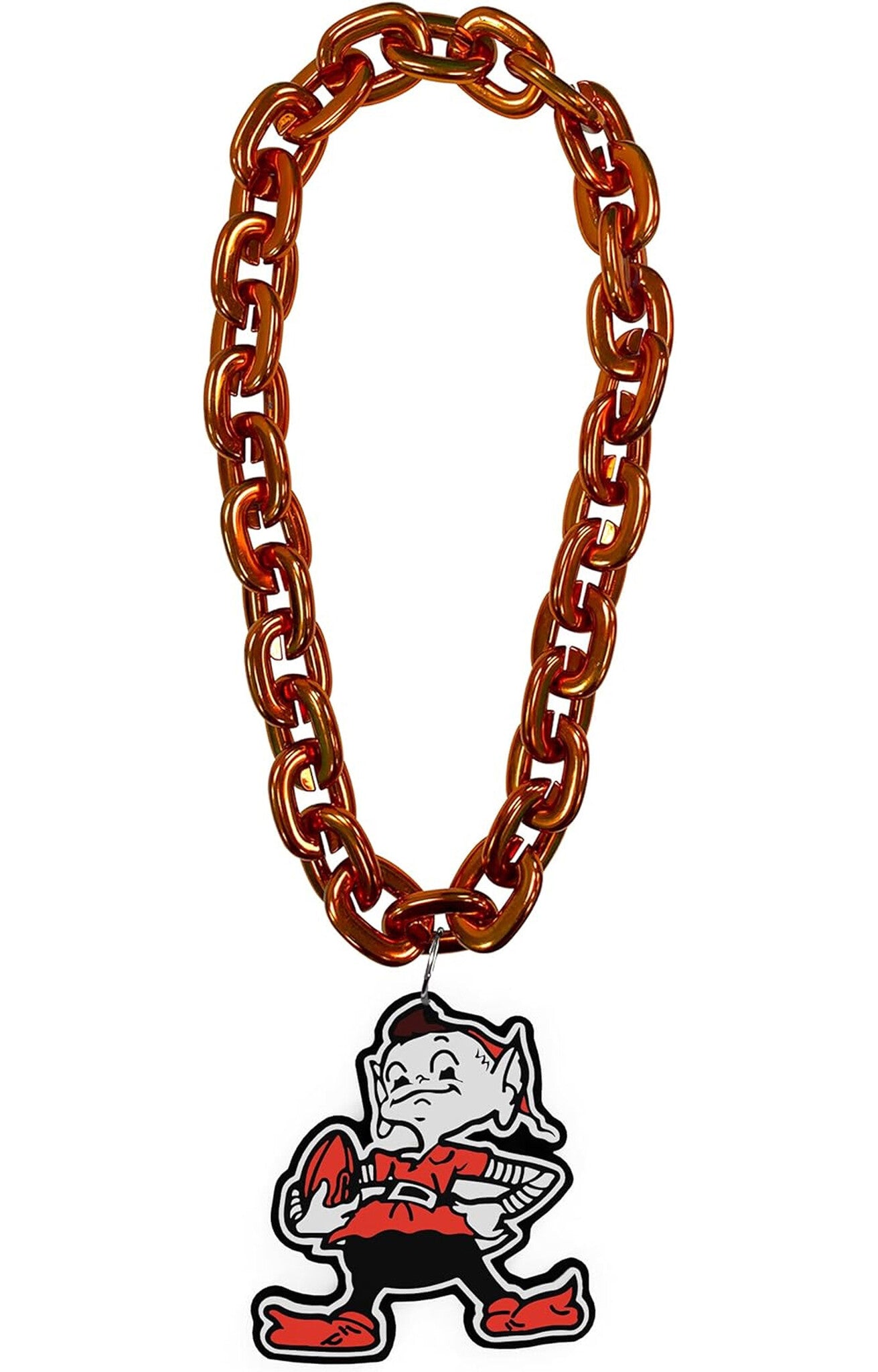 cleveland browns elf sports chain necklace apparel