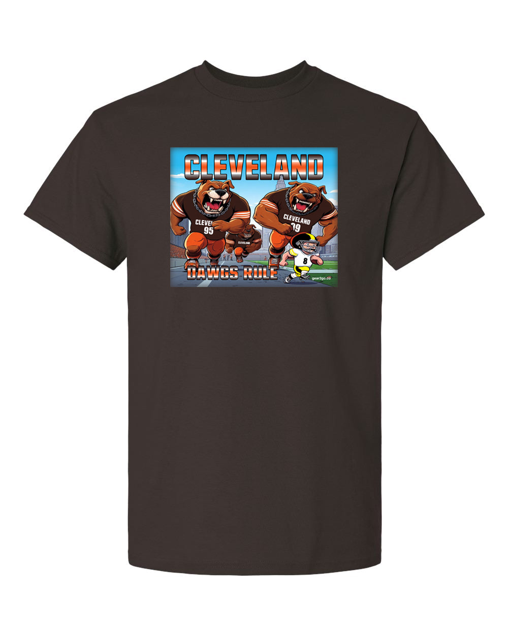 cleveland football dawgs rule sports apparel clothing