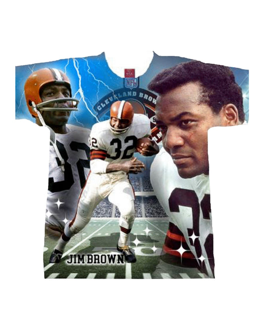 cleveland football jim brown icon legend t-shirt urban apparel clothing