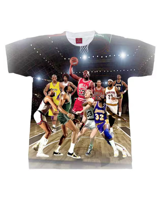 iconic basketball legends t-shirts urban apparel clothing