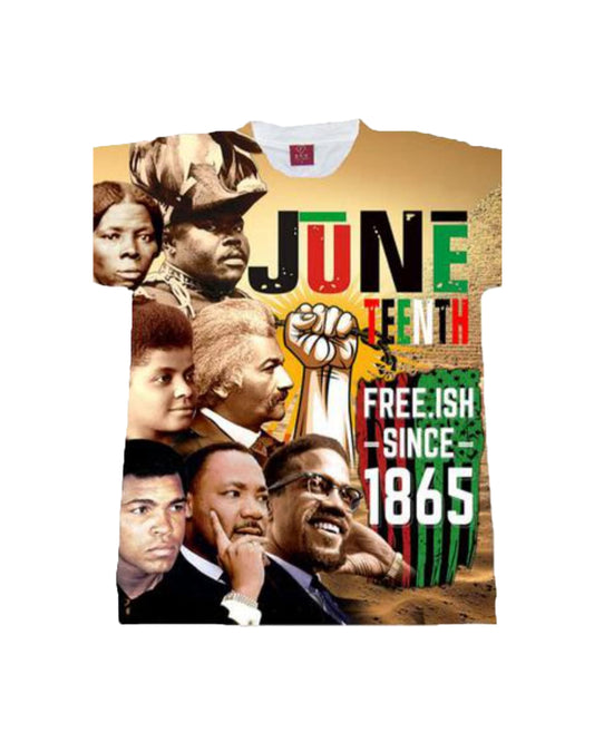 juneteenth freeish since 1865 black lives matter civil rights t-shirts urban apparel