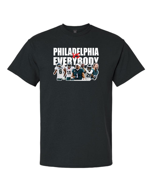 philadelphia vs everybody football sports apparel t-shirt champions eagles