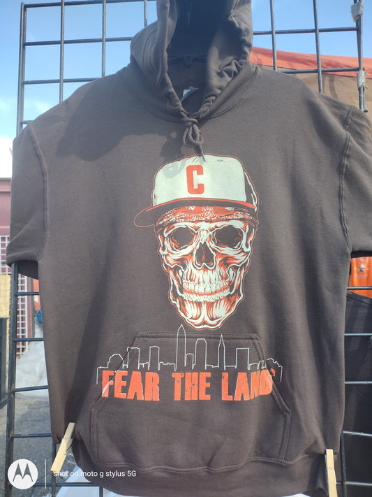 Cleveland Football Fear the Land Rule T-Shirt Mens