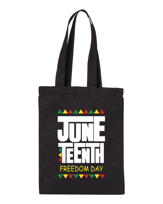 Juneteenth Freedom Day Canvas Tote Bag