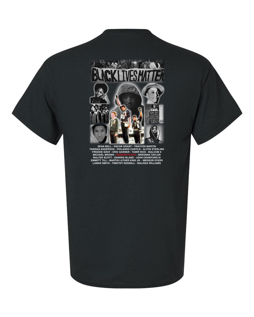 black lives matter civil rights history urban apparel t-shirt