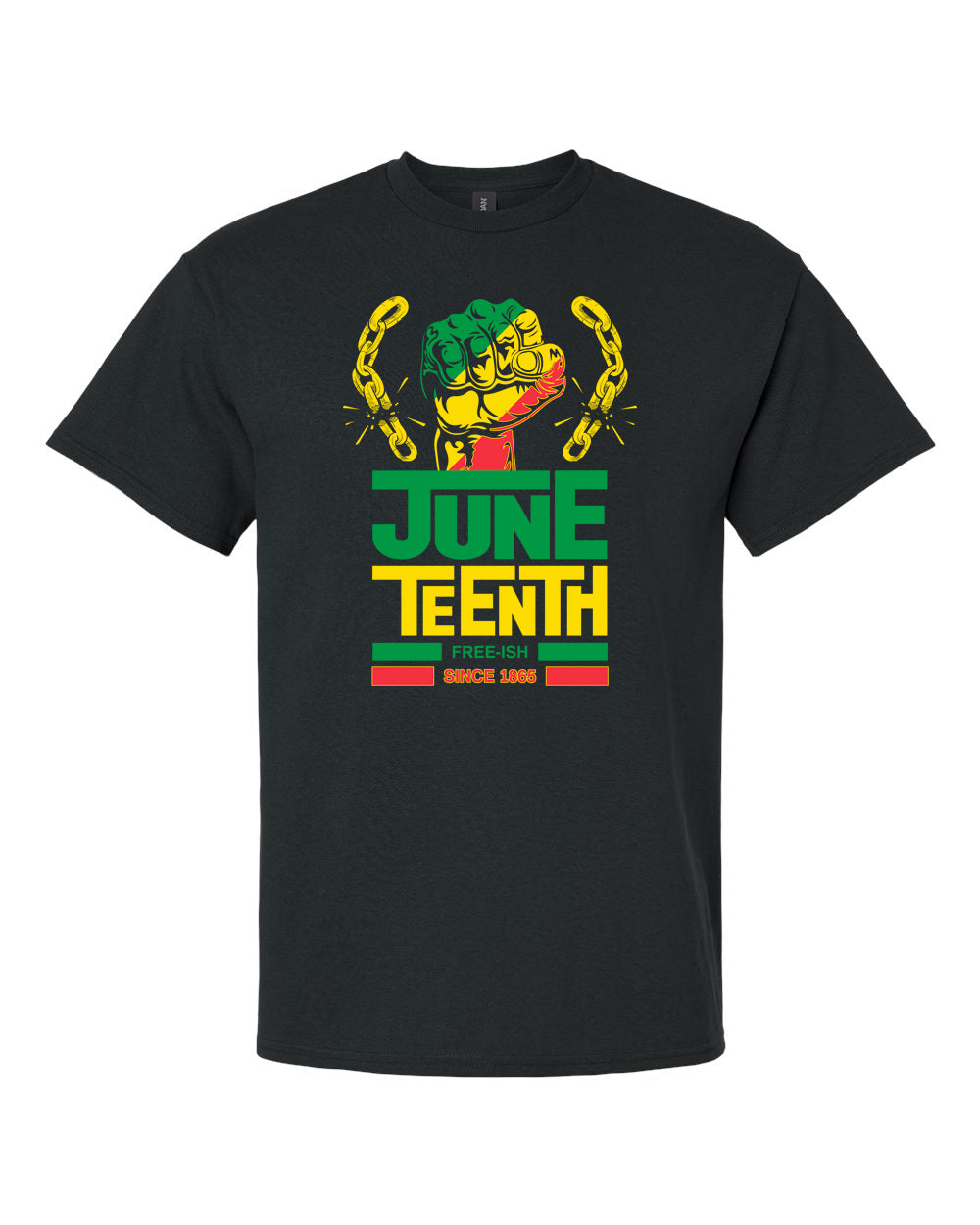 juneteenth freeish since 1865 t-shirt clothing urban apparel blm black lives matter