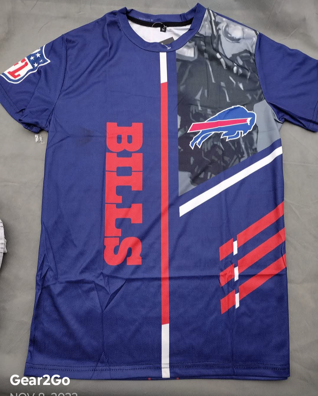 Buffalo Bills sublimation tee shirt