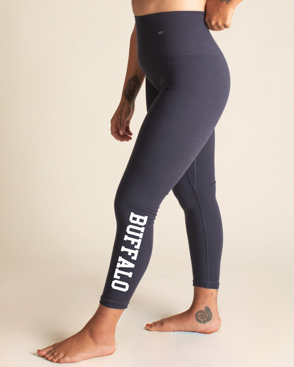 buffalo football blue leggings sports apparel womens athletic wear fan favorite gear