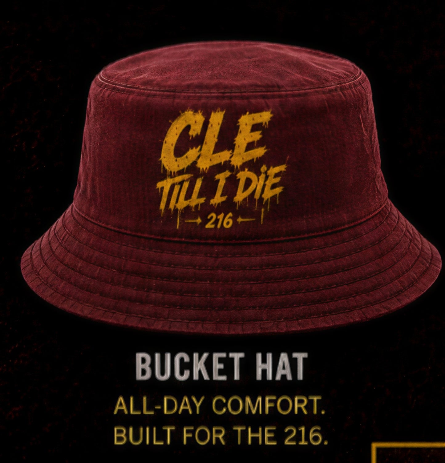 CLE till I Die Bucket Hat | Wine Edition