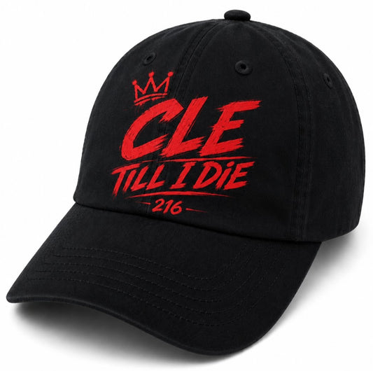 CLE till I Die Baseball Cap | Code Red Edition