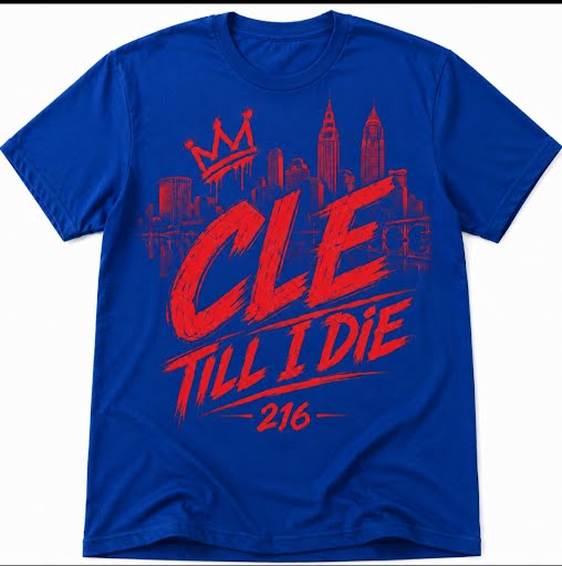 CLE 'till I DIE Graphic Tees | Blue Edition