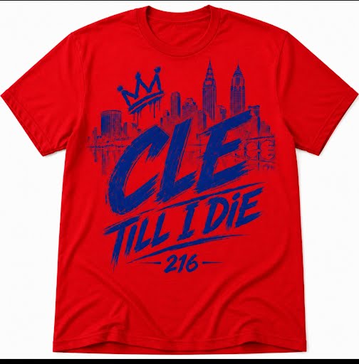 CLE 'till I DIE Graphic Tees | Red Edition