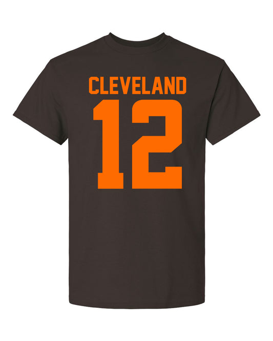 Cleveland Football Sanders 12 T-Shirt
