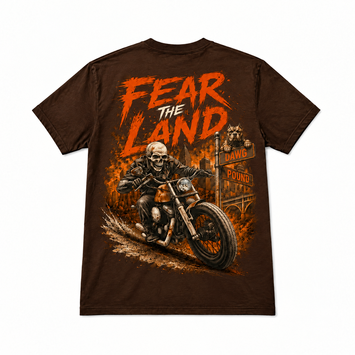 Fear the Land Tee | Brown Edition