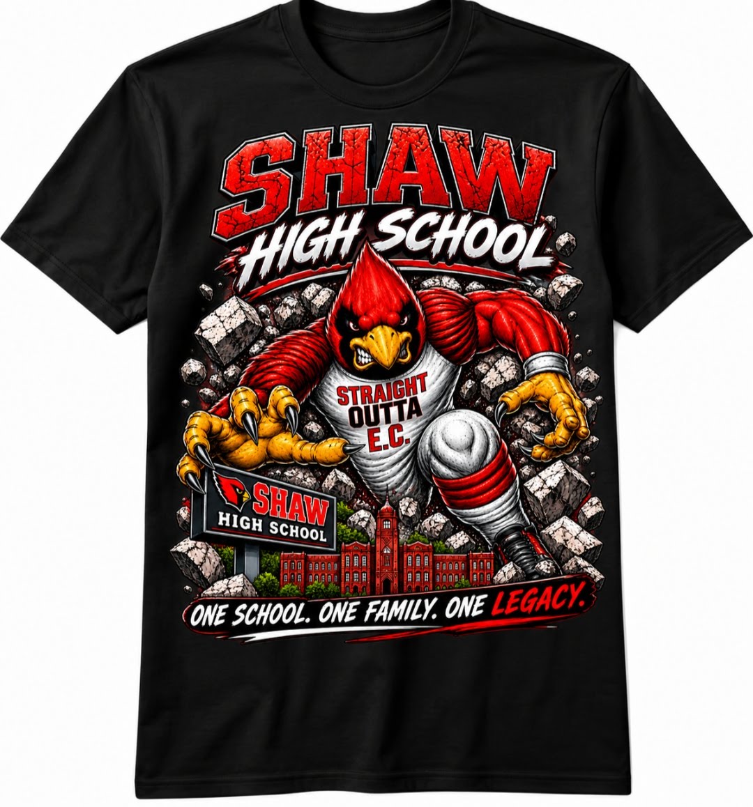 The Flight Path | Midnight Black | Shaw High School Tee