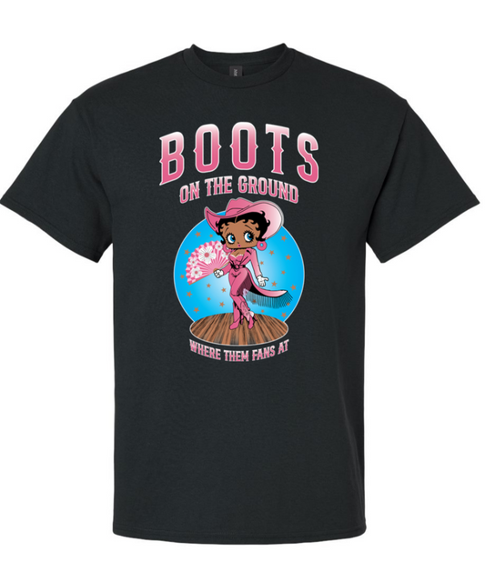 Betty Boo boot on ground
